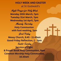 Holy Week & Easter at St Godwalds